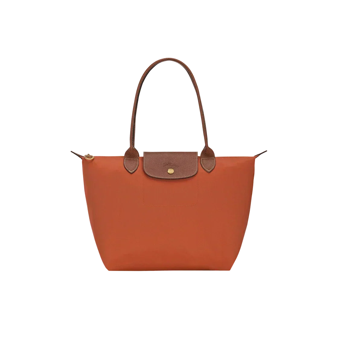 Bolso grande Le Pliage naranja teja