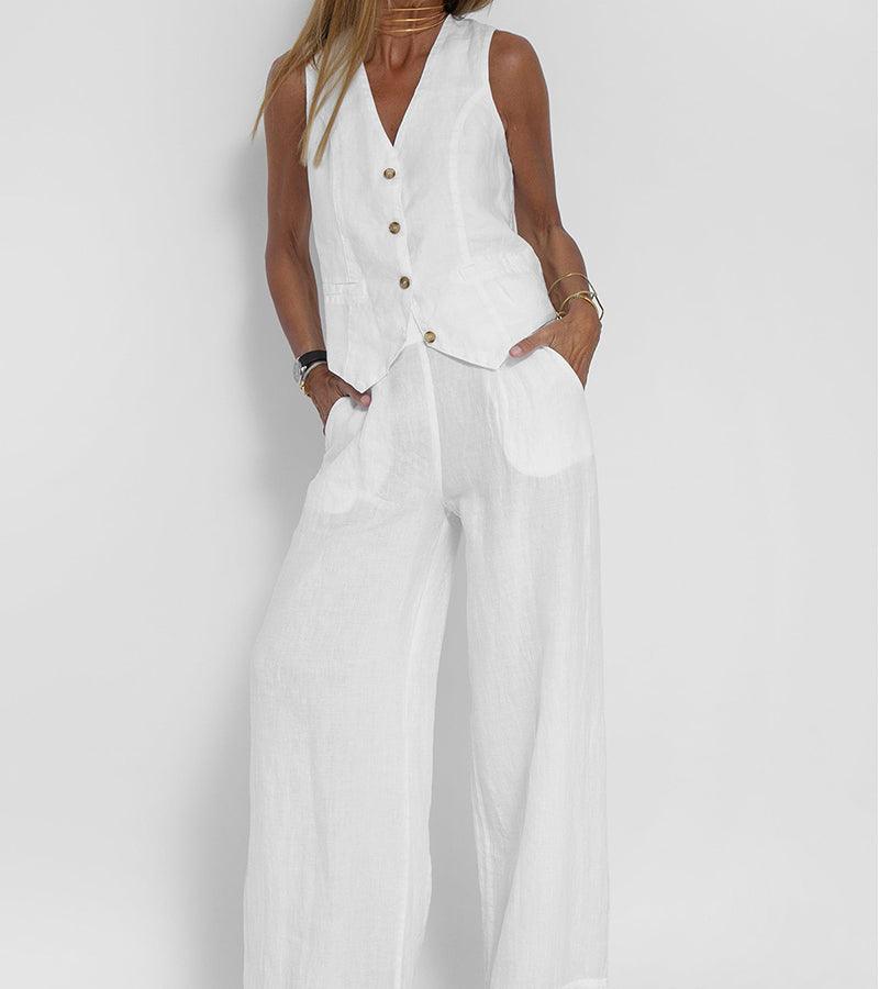 Conjunto de chaleco y pantalón