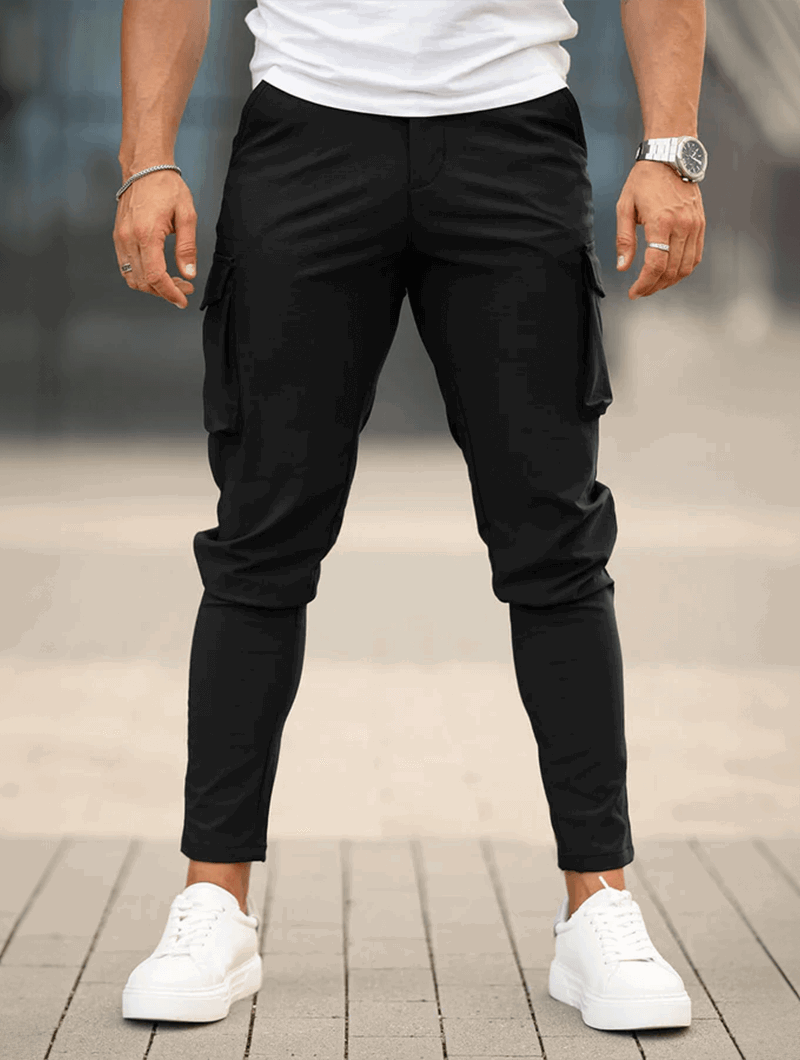 Franco | Pantalones cargo negros