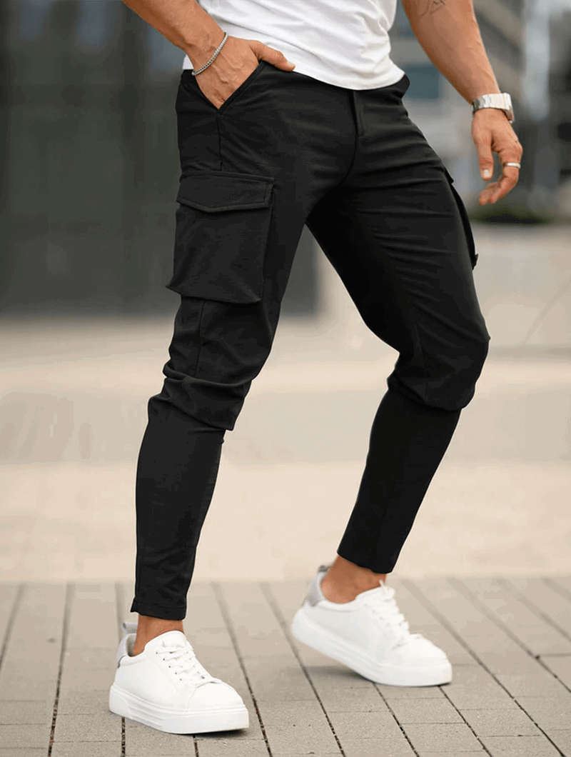 Franco | Pantalones cargo negros
