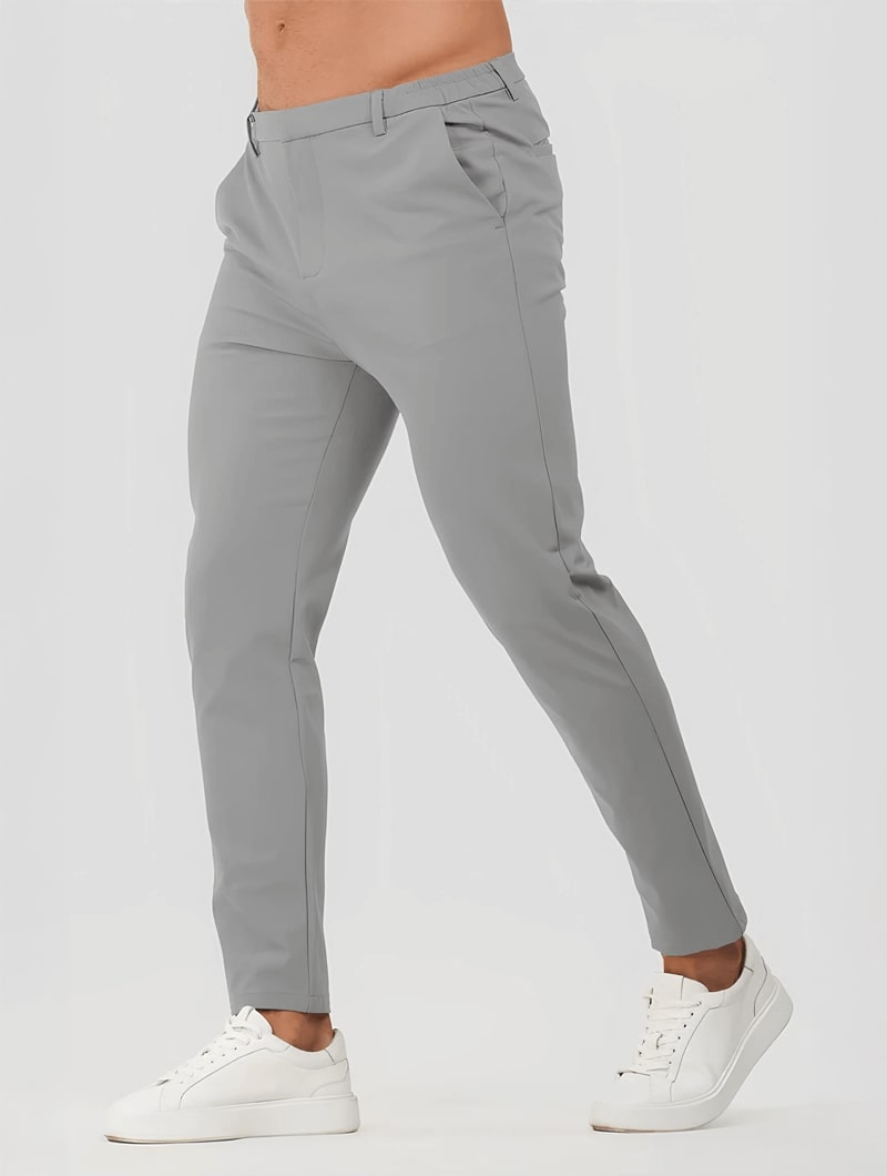 Rocío | Pantalones rectos grises