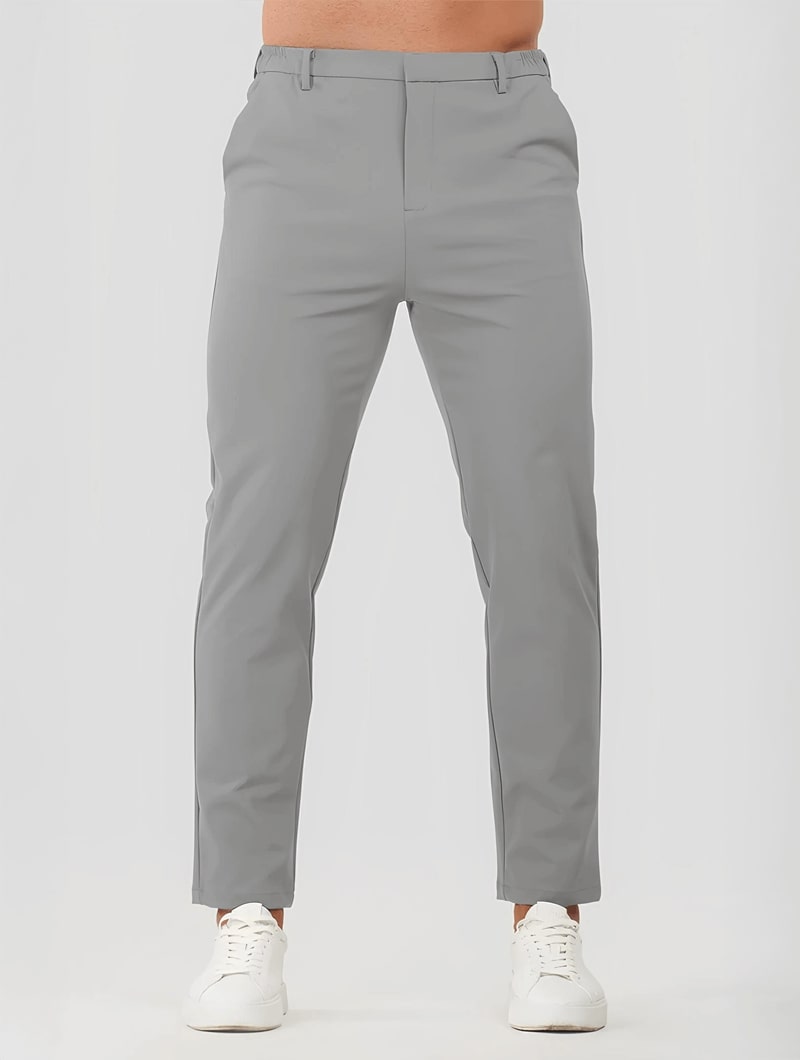 Rocío | Pantalones rectos grises