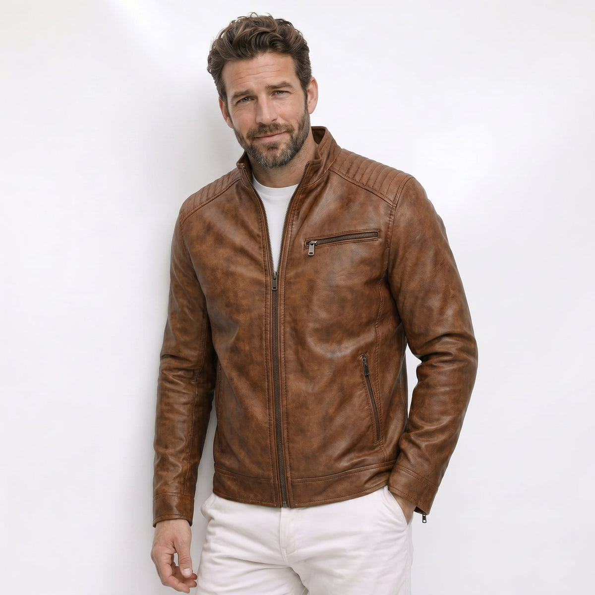 Mario | Chaqueta de polipiel