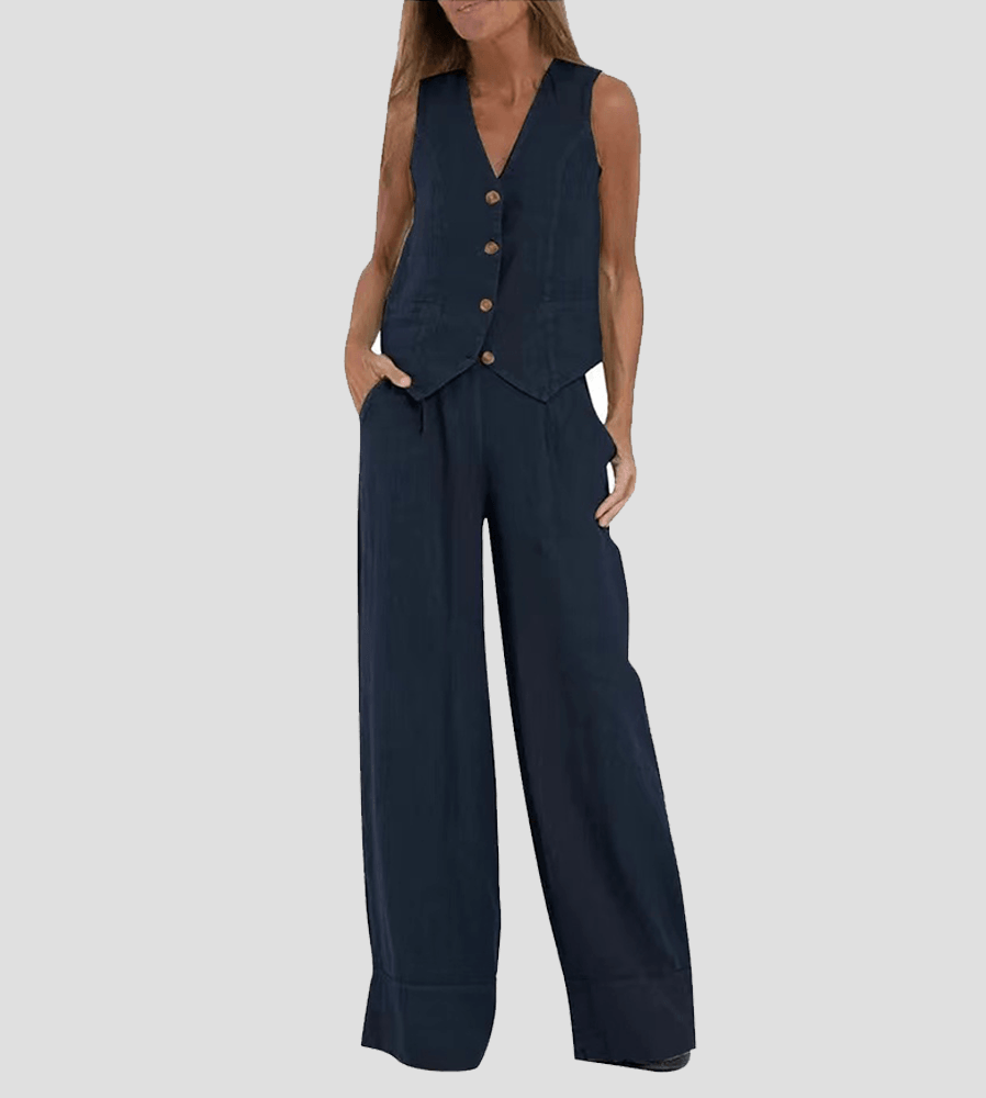 Conjunto de chaleco y pantalón