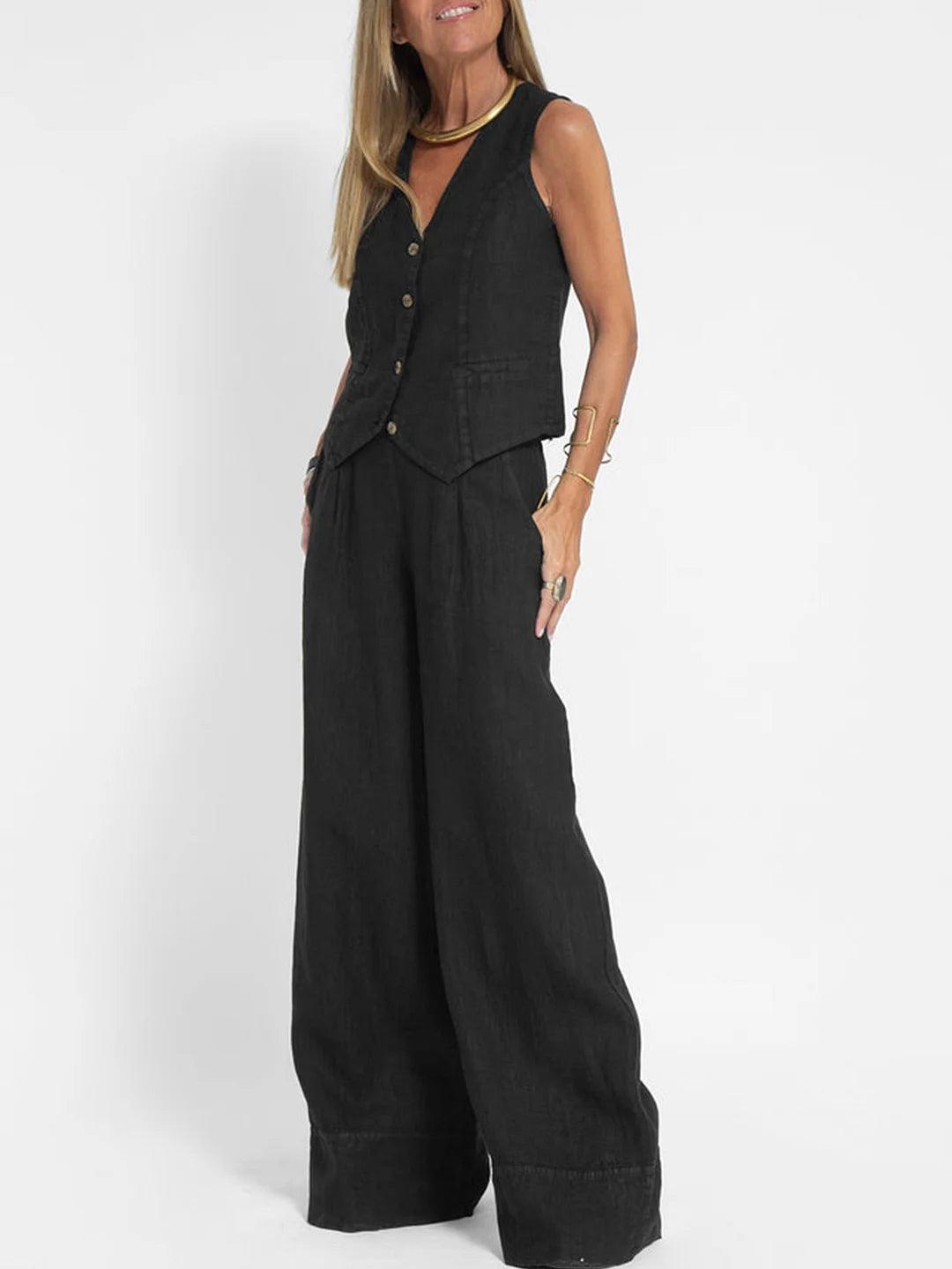 Conjunto de chaleco y pantalón