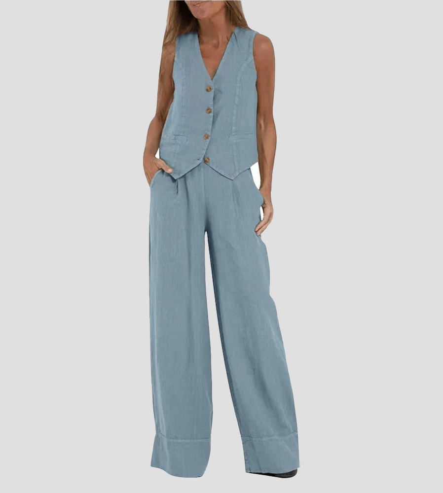 Conjunto de chaleco y pantalón