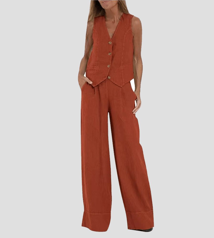Conjunto de chaleco y pantalón