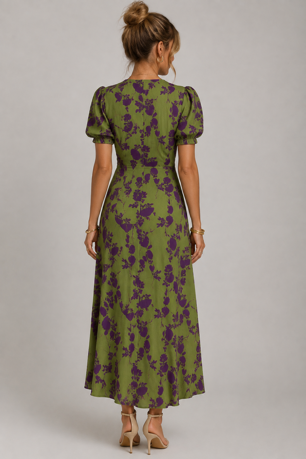 Alicia | Vestido midi floral cruzado