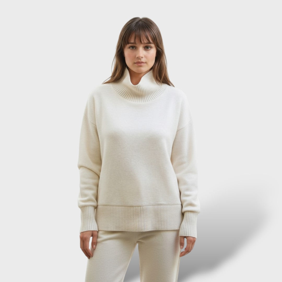 Conjunto acolchado de punto para mujer