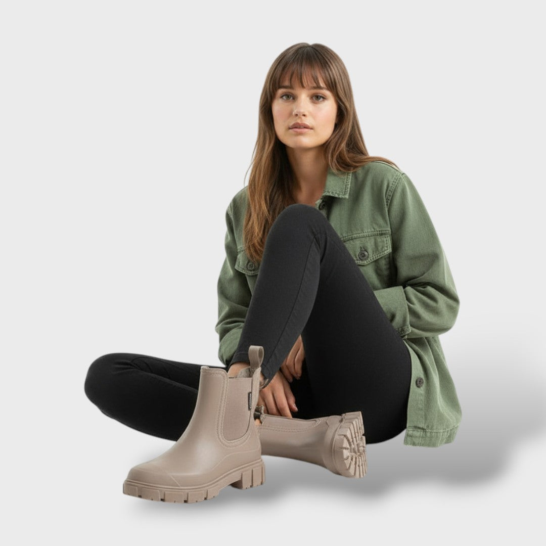 Botas de agua impermeables para mujer