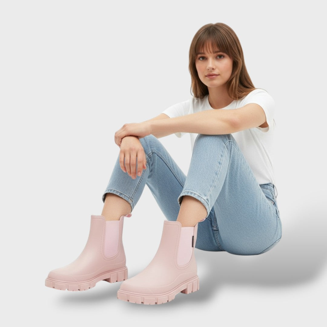 Botas de agua impermeables para mujer