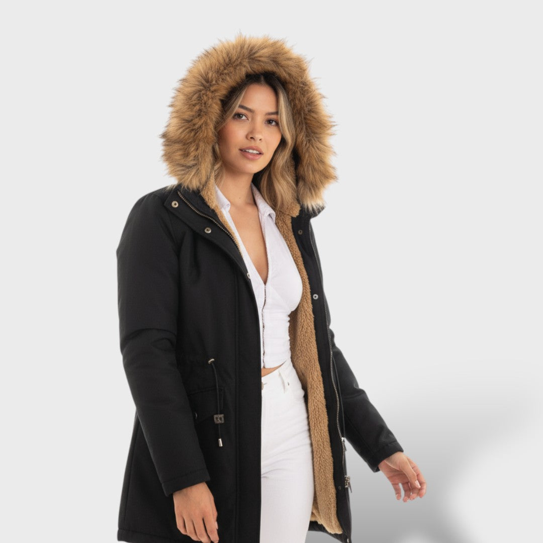 Abrigo de invierno elegante para mujer