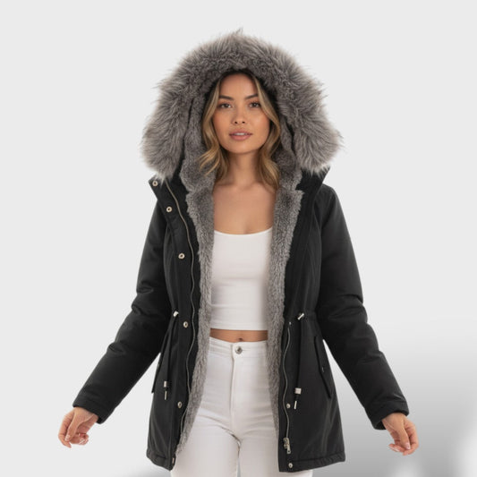 Abrigo de invierno elegante para mujer
