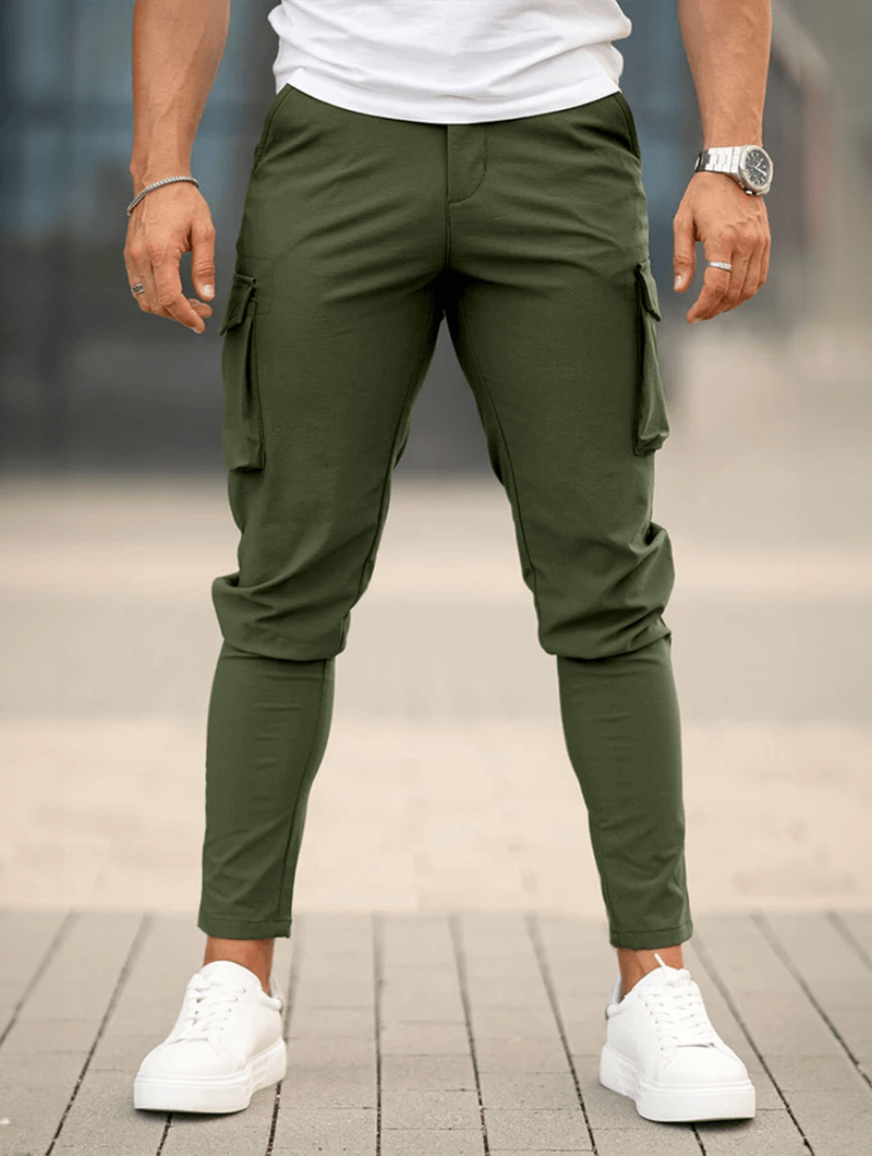 Franco | Pantalones cargo verdes