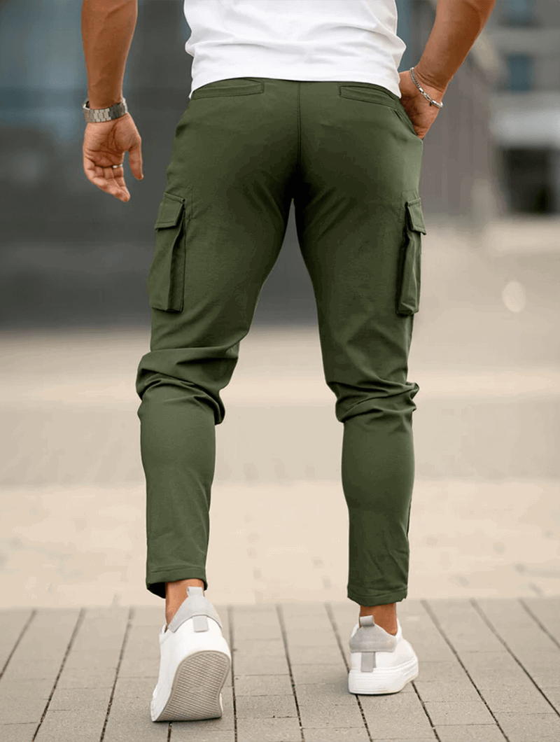 Franco | Pantalones cargo verdes
