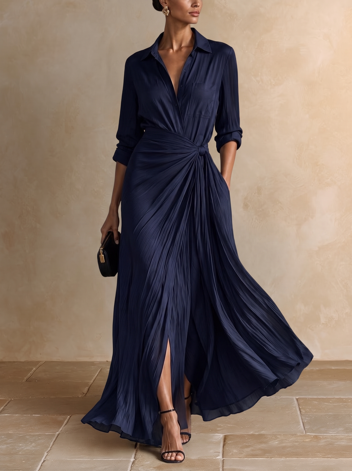REAL | Vestido camisero elegante exclusivo