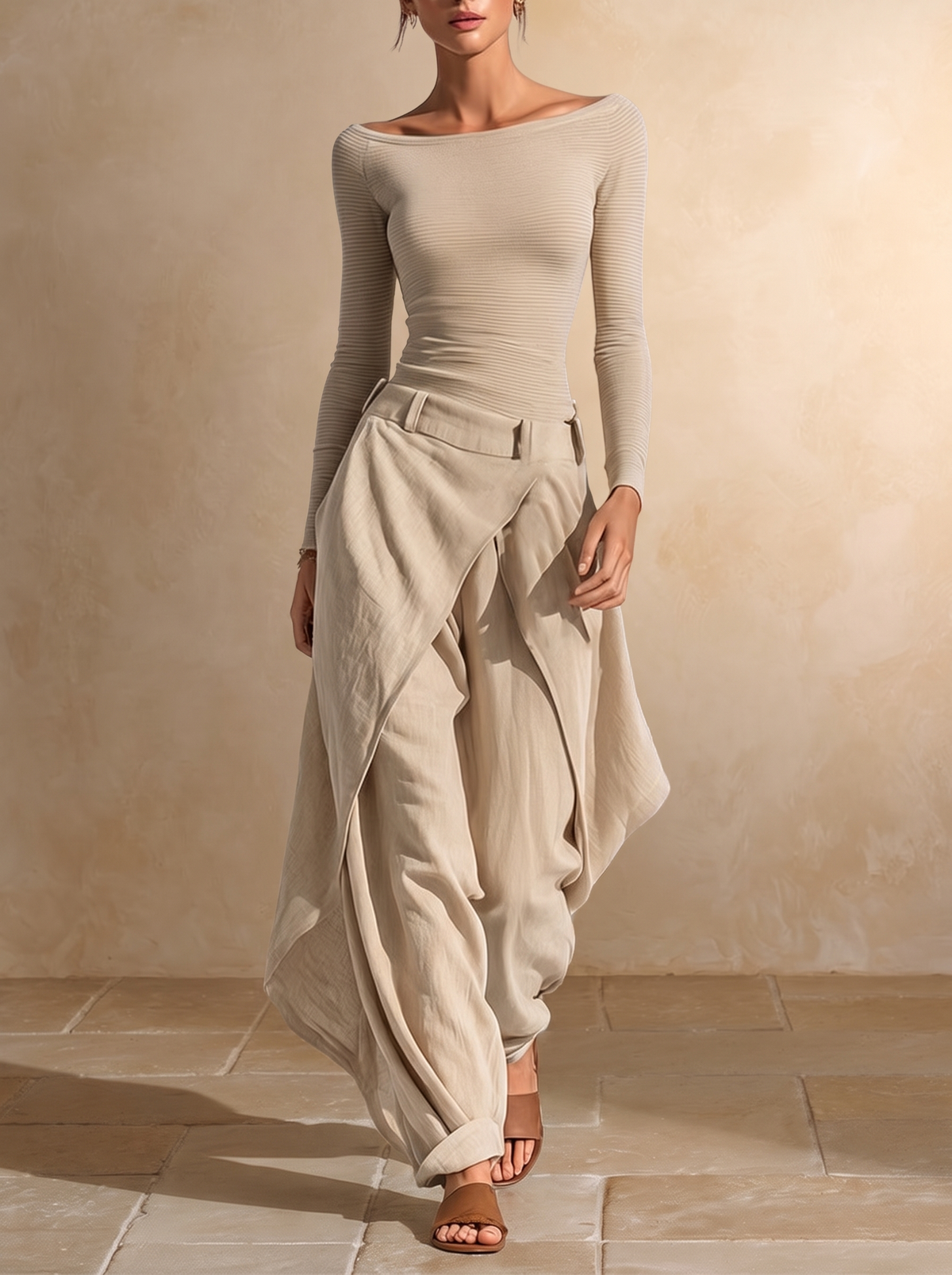 REAL | Conjunto beige exclusivo