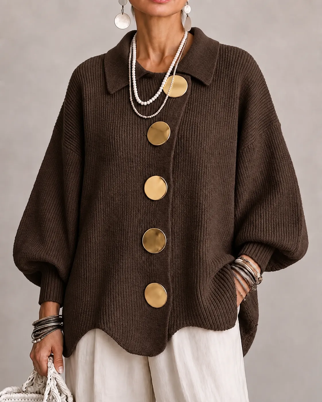 REAL | Cárdigan oversize de edición limitada