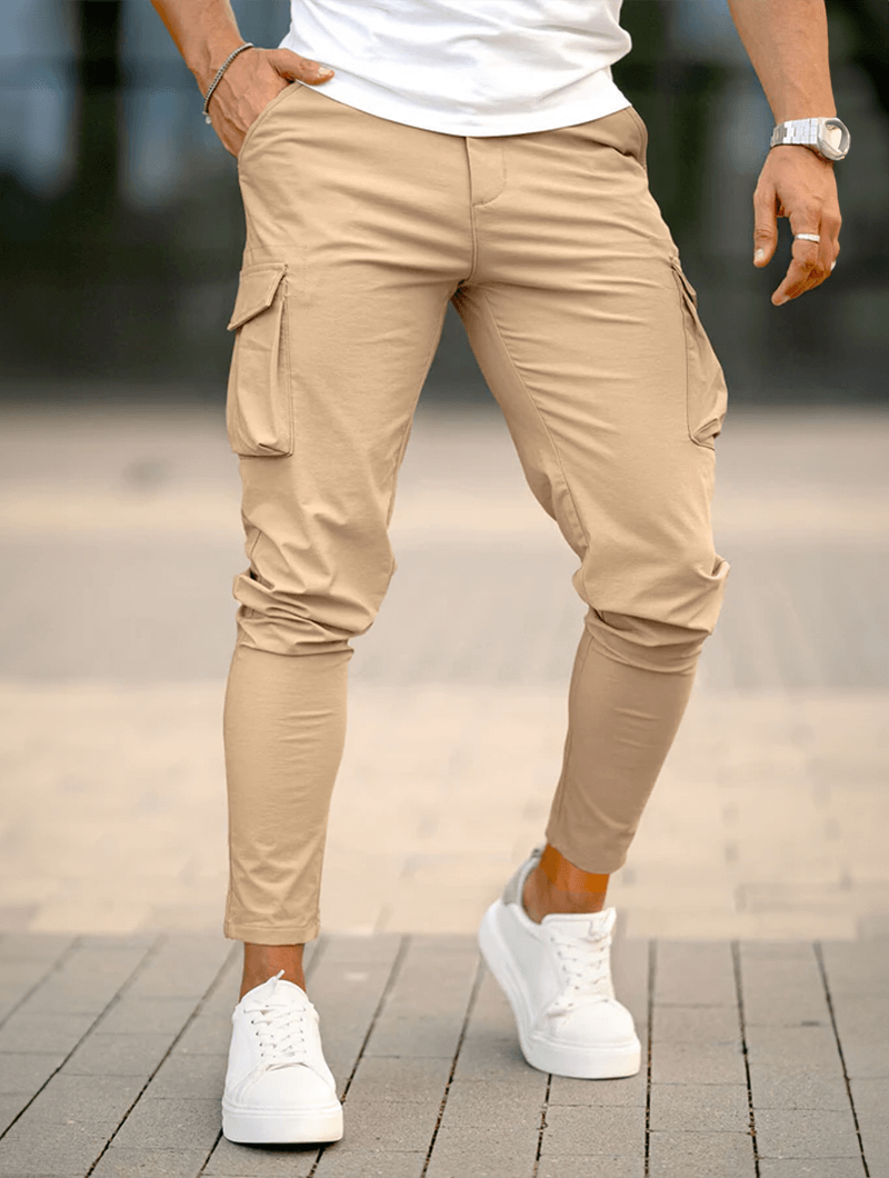 Franco | Pantalones cargo caqui