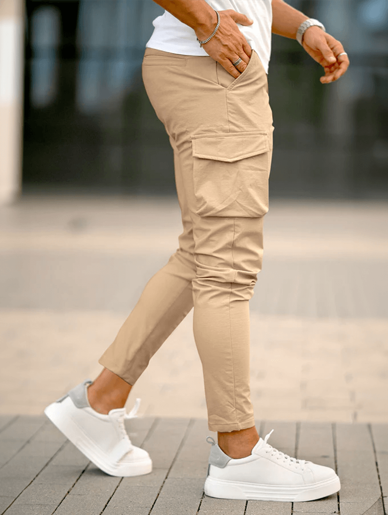 Franco | Pantalones cargo caqui