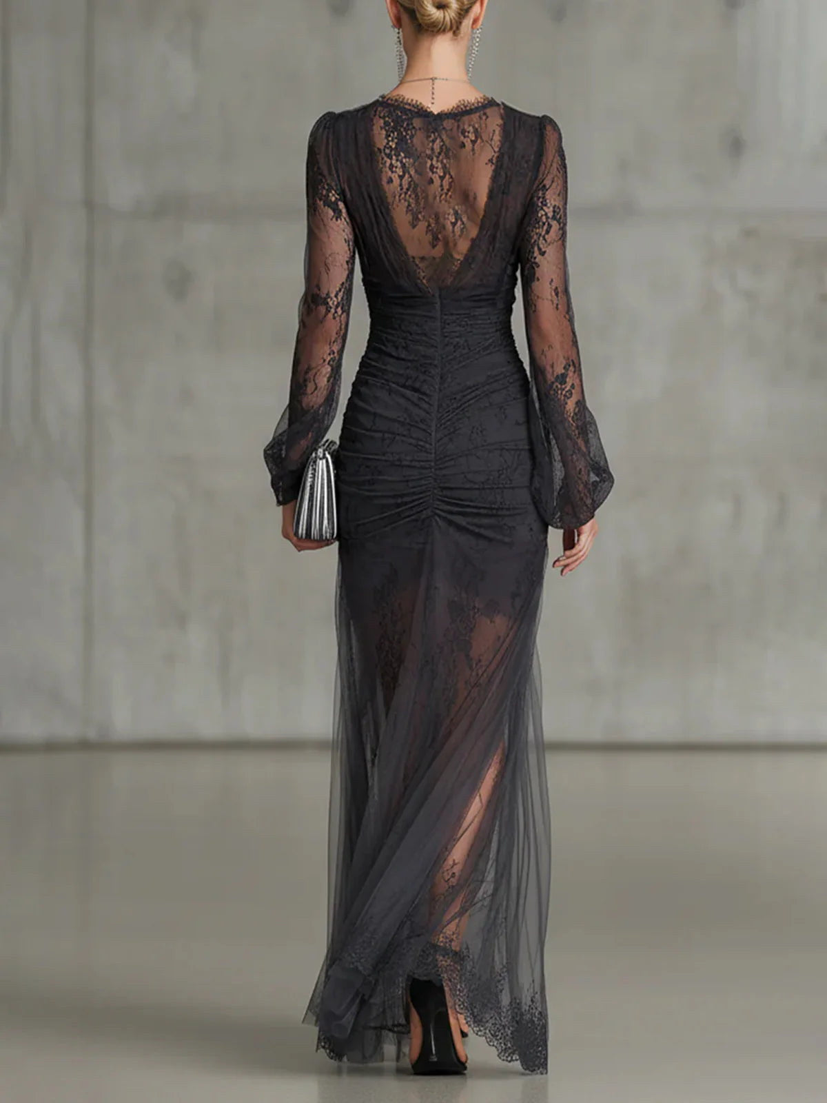 Apolline | Vestido largo de encaje