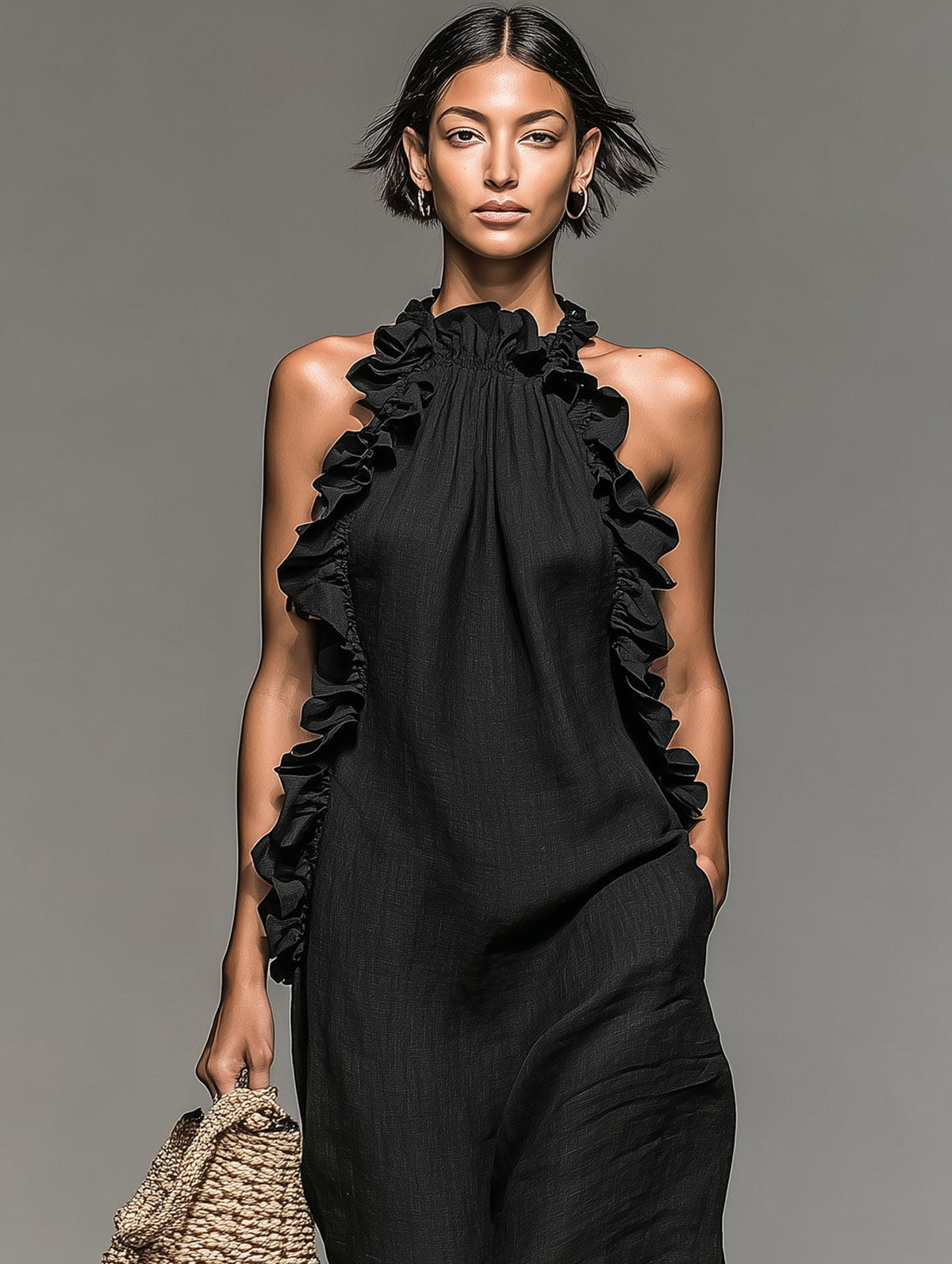 Hedwige | Vestido largo con bolsillos