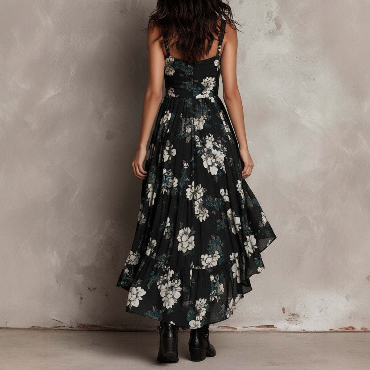Marthe | Vestido floral asimétrico