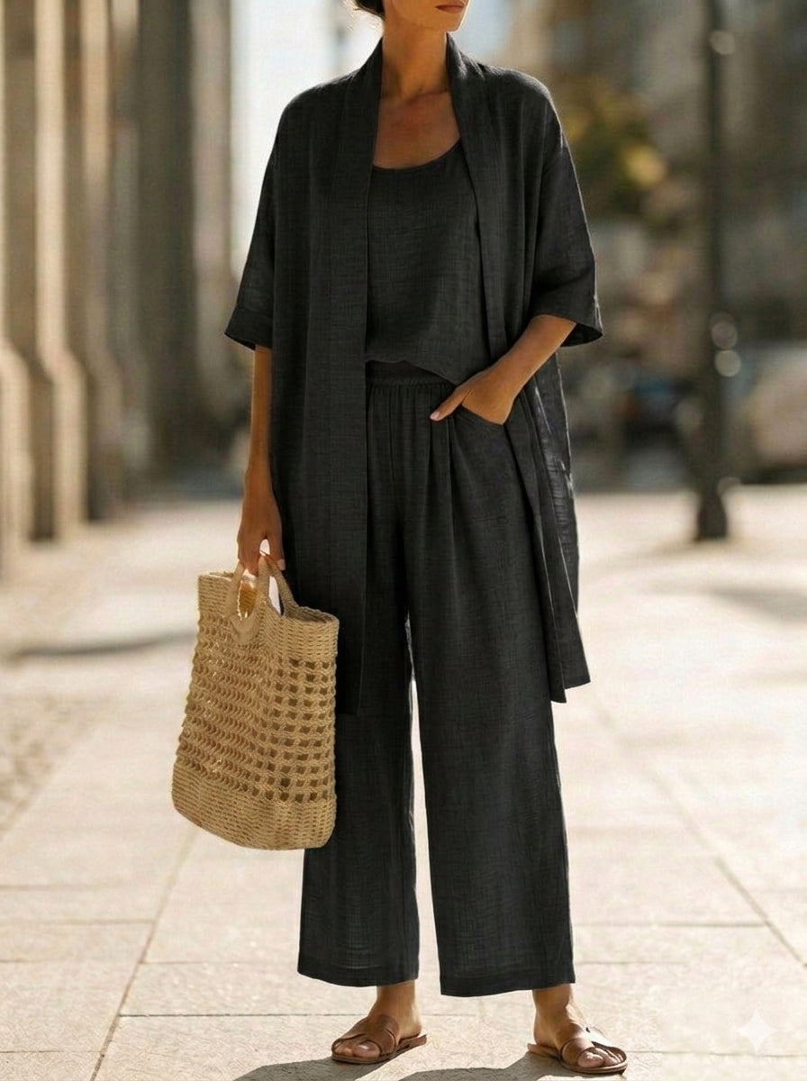 Isa | Conjunto elegante de tres piezas